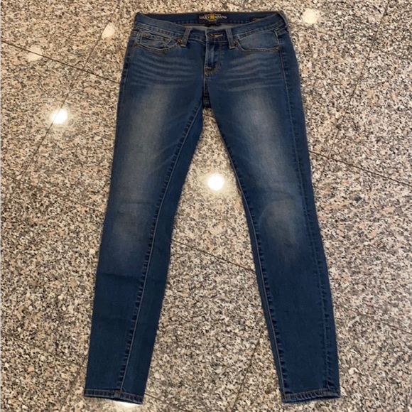 size 0 Lucky Brand Charlie Skinny Jeans size 25 size 0 - Picture 1 of 12